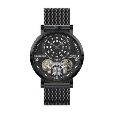 Carlo Cantinaro CC1004GM014 Mens Watch Quartzmatic GMT