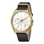 Esprit ES1G062L0025 Slice Chrono White Gold Black Mens Watch Chronograph