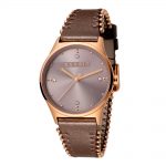 Esprit ES1L032L0045 Drops 01 Pink Dark Brown Ladies Watch
