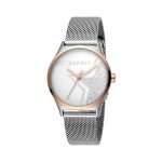 Esprit ES1L034M0295 Sparkle Star Rose Silver Mesh Ladies Watch