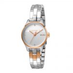 Esprit ES1L054M0095 Essential Glam Silver Rosegold Ladies Watch